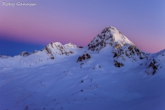 Val Cedec. Crepuscolo al Gran Zebrù m 3857